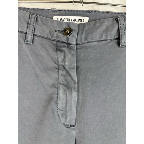 ELIZABETH AND JAMES BLUE PANTS SIZE 0 flat front BOOTCUT work wear casual - Picture 4 of 9